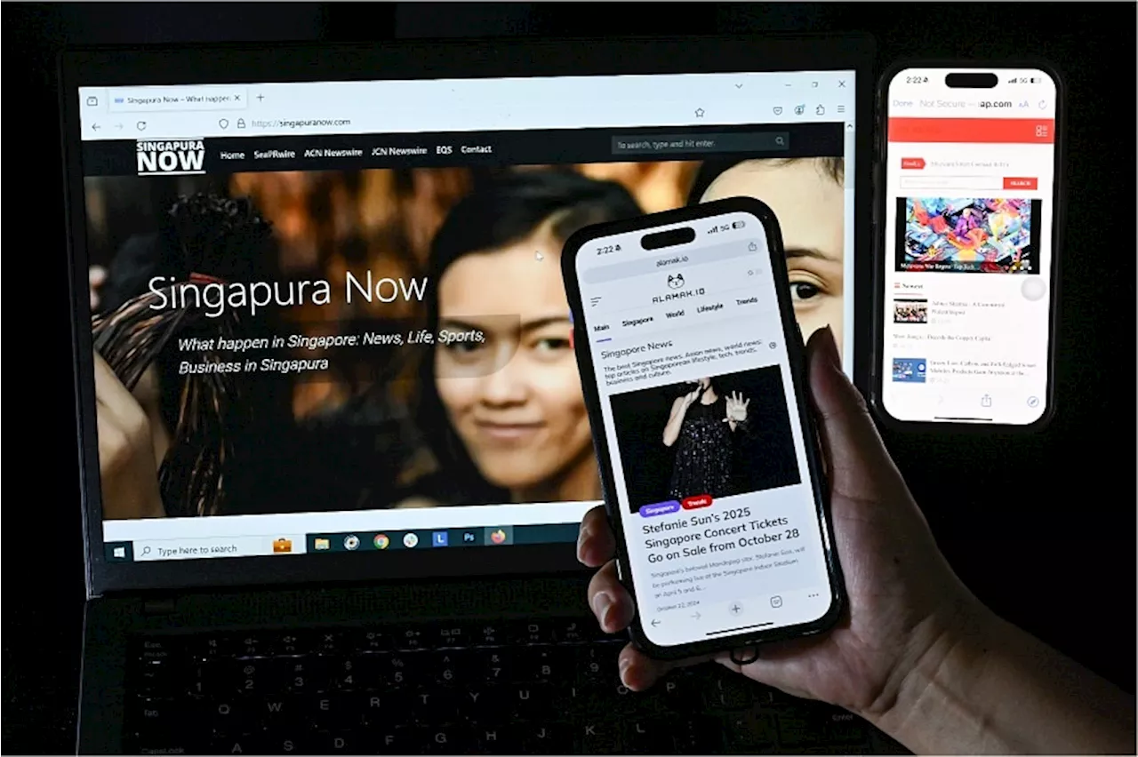 Singapore blocks 10 foreign-linked websites in crackdown of potential hostile disinformation