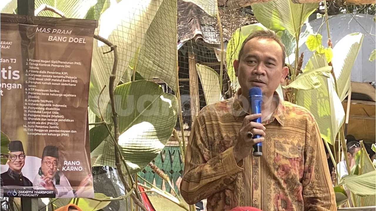 Cak Lontong Sebut Pramono-Rano Siap Benahi Jakarta dari Bawah, Mulai dari Macet!