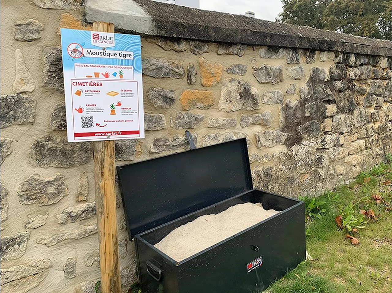 La Ville de Sarlat a équipé les cimetières de pièges contre les moustiques tigres