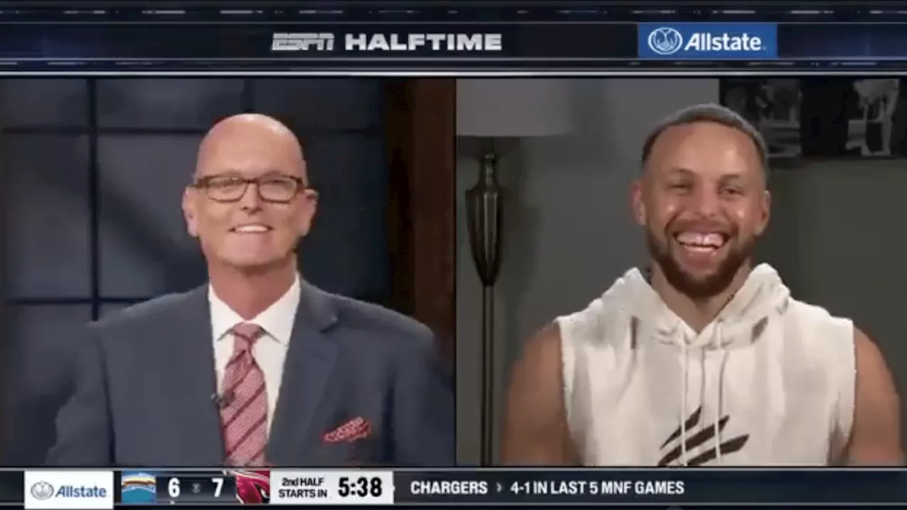 Hilarious moment as NBA legend Steph Curry is trolled for his Carolina Panthers love...