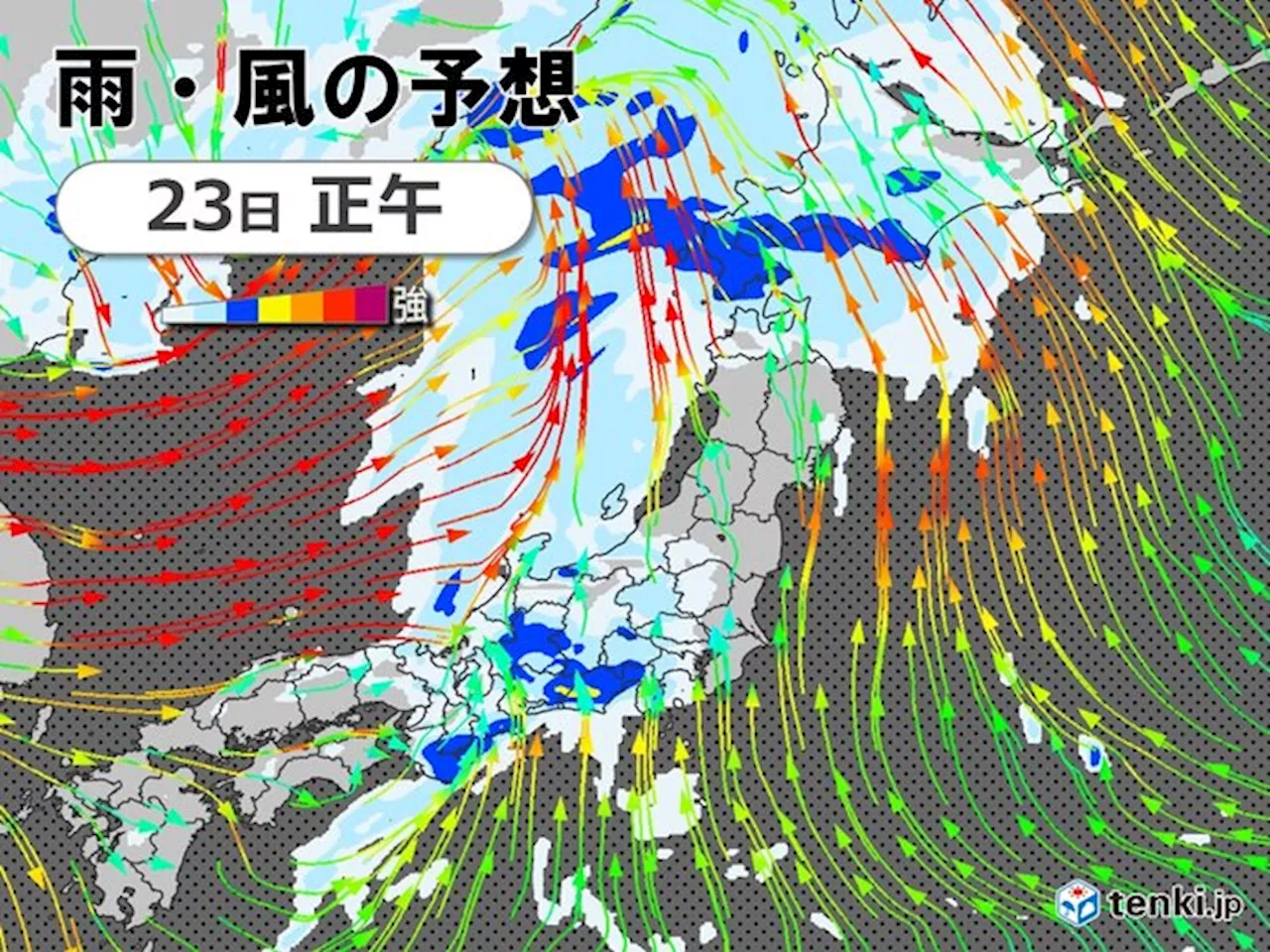 23日 九州～北海道で雷雨や非常に激しい雨 北海道は風も強まる 南風でムシムシ(気象予報士 吉田 友海 2024年10月23日)