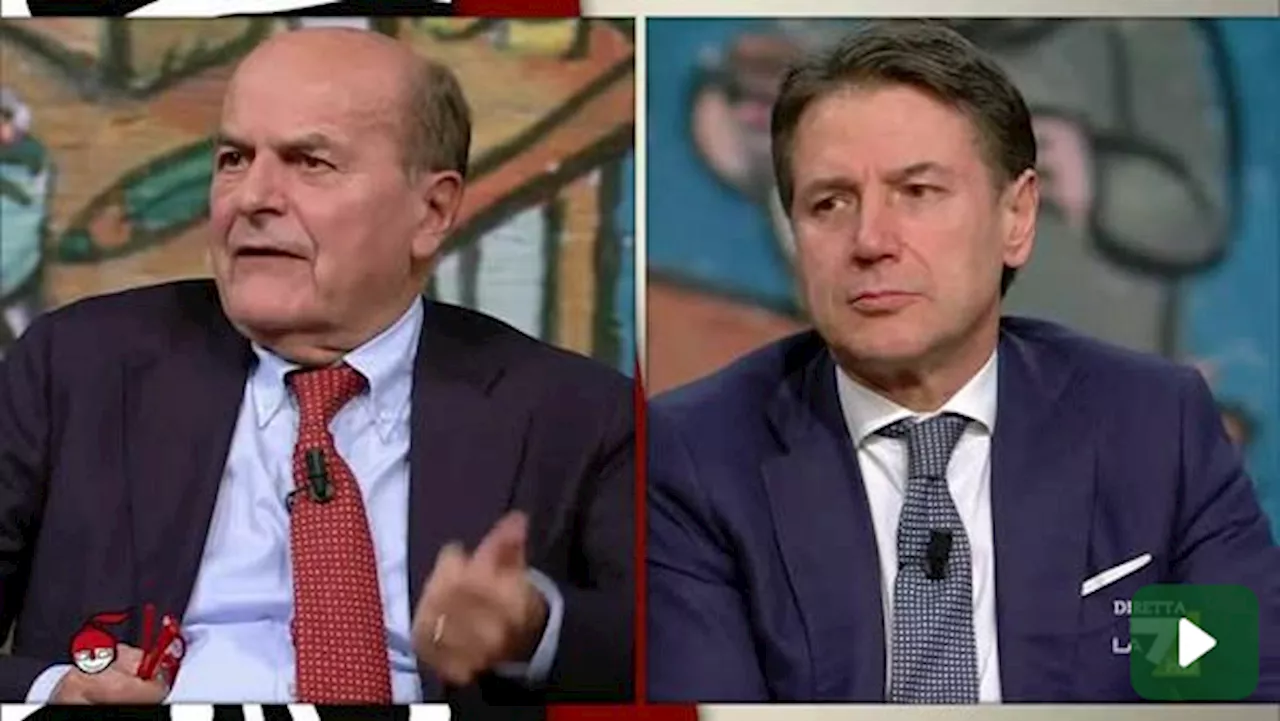 Bersani e Conte a DI Martedì: prove di campo largo (senza Renzi)