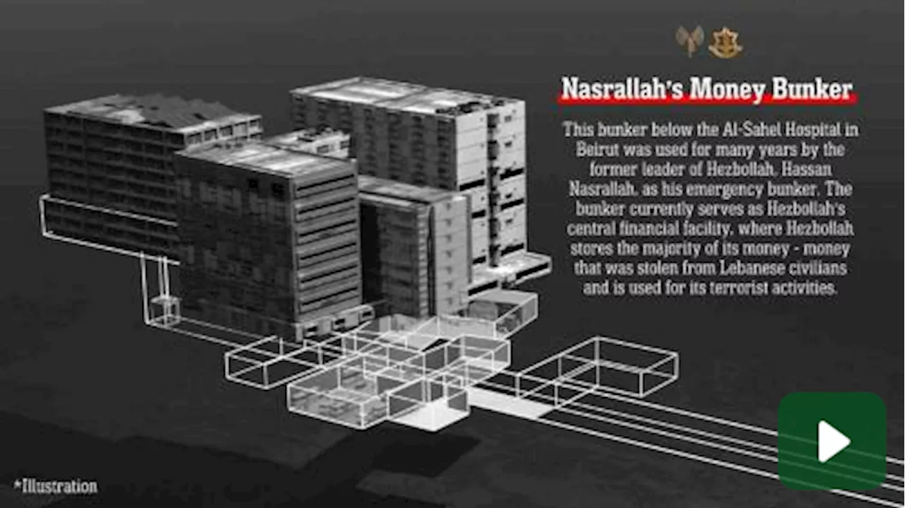 Hezbollah, il video del bunker con milioni di dollari distrutto a Beirut da Israele