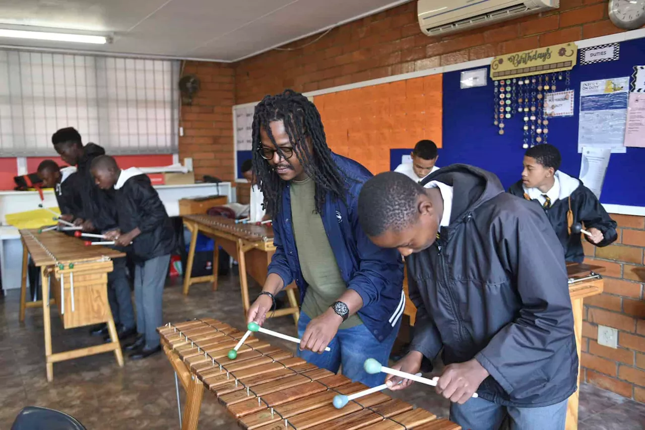 Playing marimba helps pupils improve learning skills – teacher at deaf school