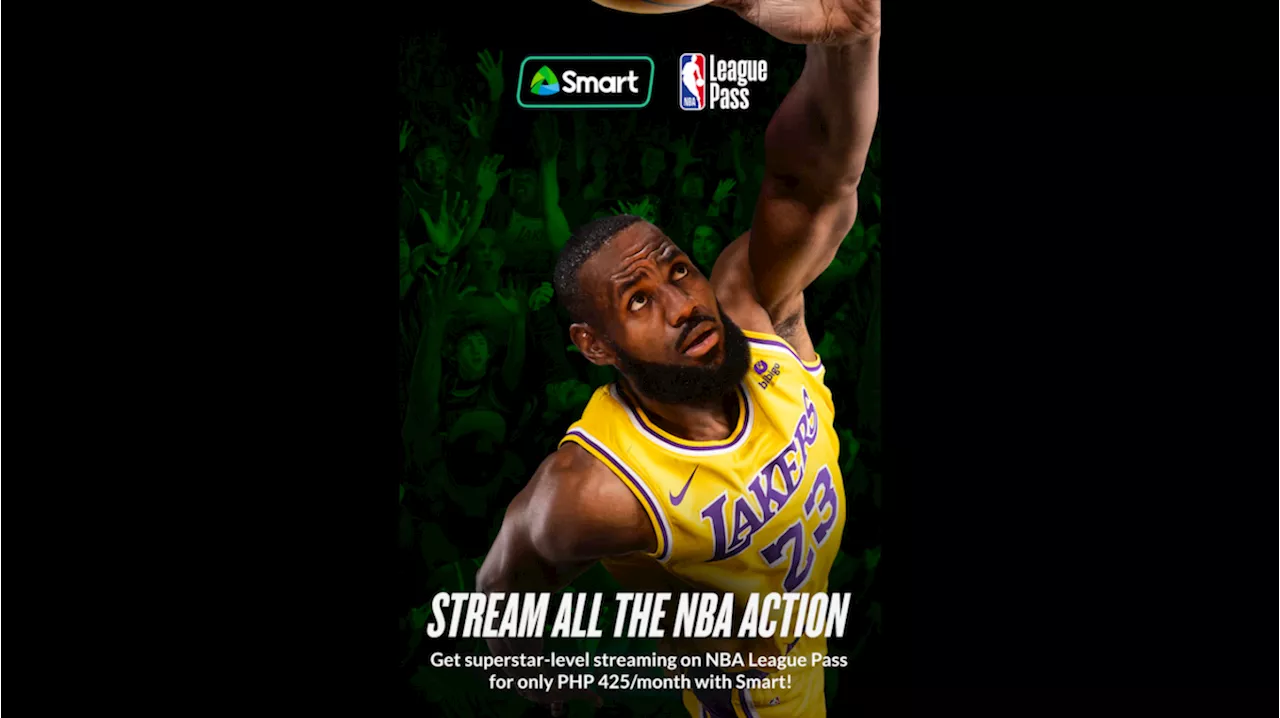 Catch the latest NBA season via Smart's NBA League Pass