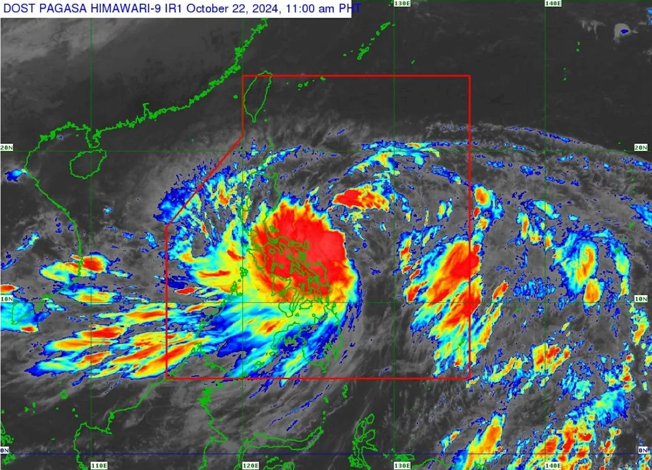 Signal No. 2 up over Catanduanes, Signal No. 1 in Metro Manila