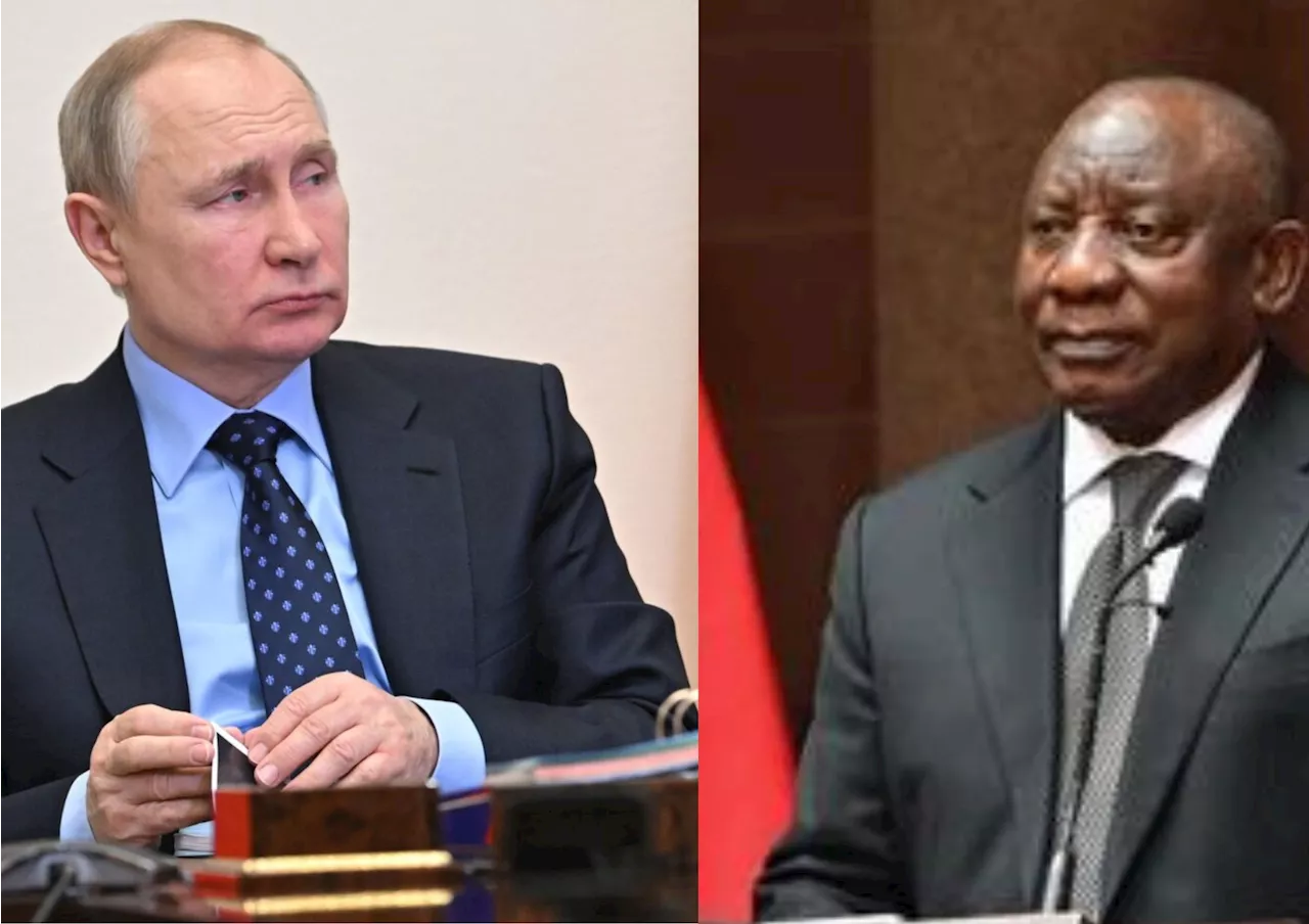 Cyril Ramaphosa tells Vladimir Putin he sees Russia as ‘ally’