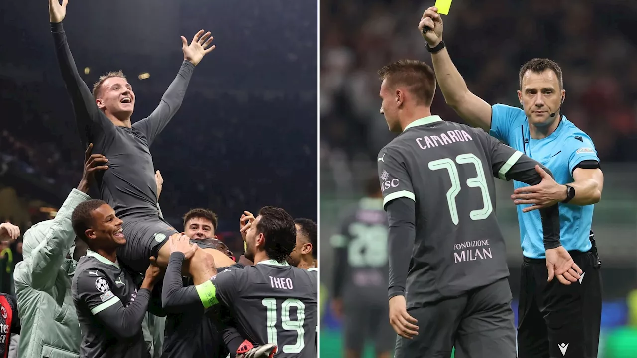 Heartbreaking moment Champions League debutant, 16, has record-breaking goal ruled out minutes into first...