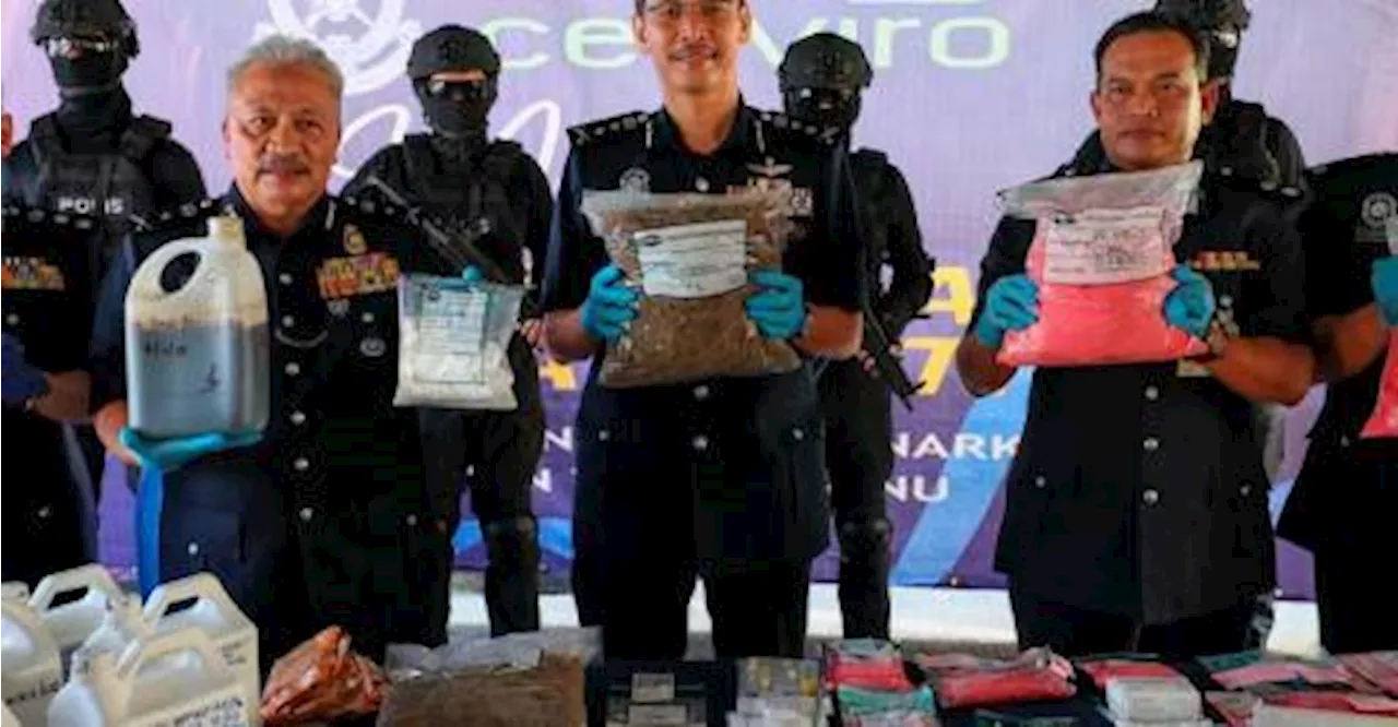 Terengganu cops seized RM3.6 mln worth of drugs this year