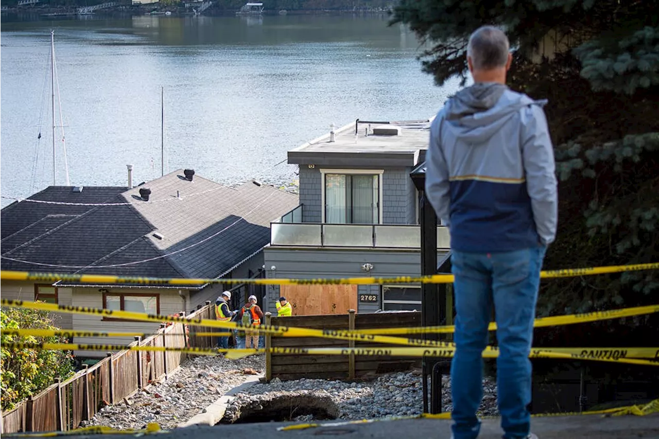 Evacuation order remains in effect for North Vancouver homes hammered by weekend floods