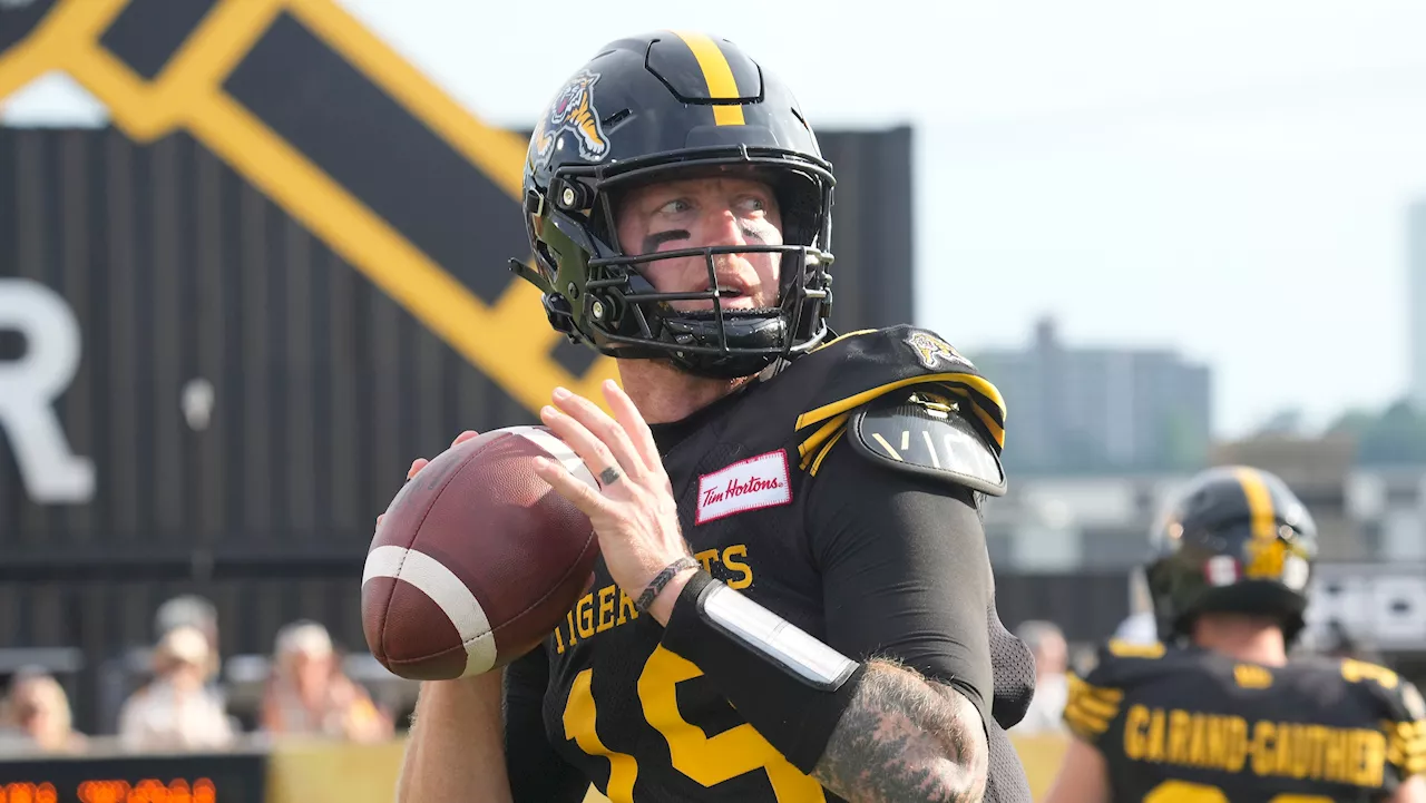 Veteran Tiger-Cats QB Mitchell poised to claim first CFL passing title