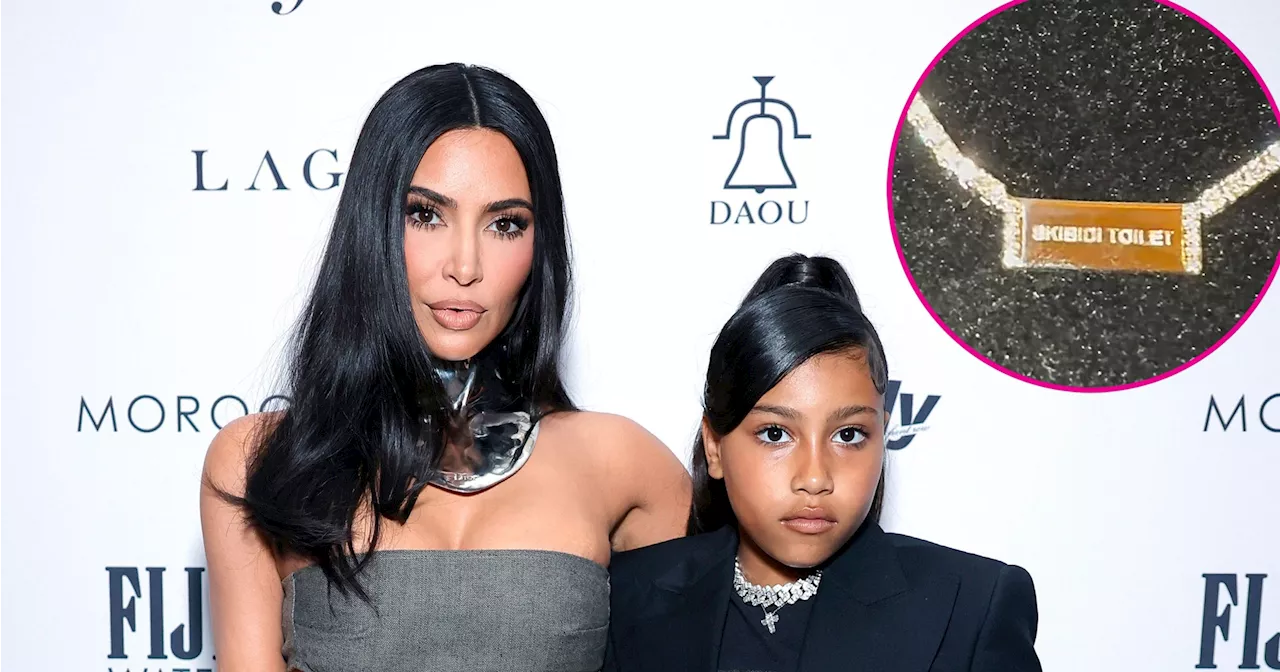 North West Gifts Kim Kardashian Wild Necklace For Her Birthday