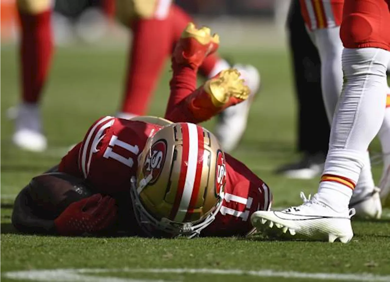 Brandon Aiyuk le dice adiós a la Temporada 2024 de la NFL con los 49ers