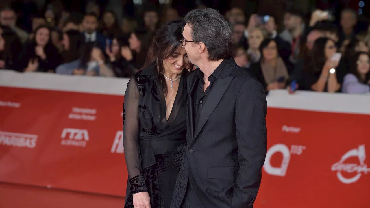 Ambra Angiolini e Damiano Michieletto, red carpet d'amore alla Festa del Cinema di Roma