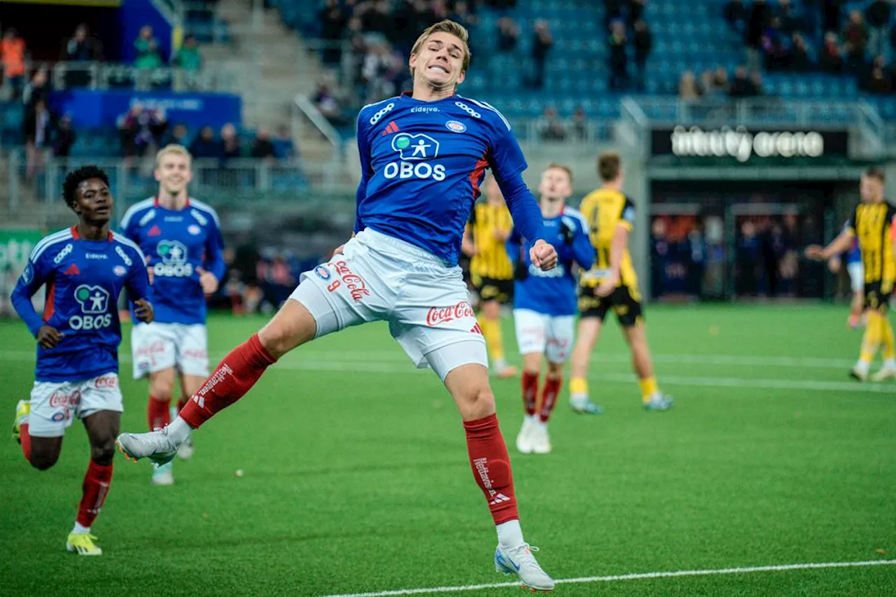 Festkveld for Vålerenga - ble seriemestere i OBOS-ligaen