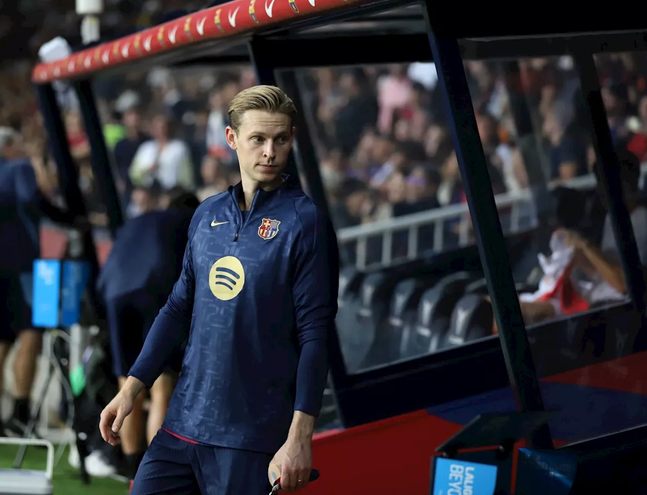 Flick legt uit waarom Frenkie de Jong toch niet speelde zondag