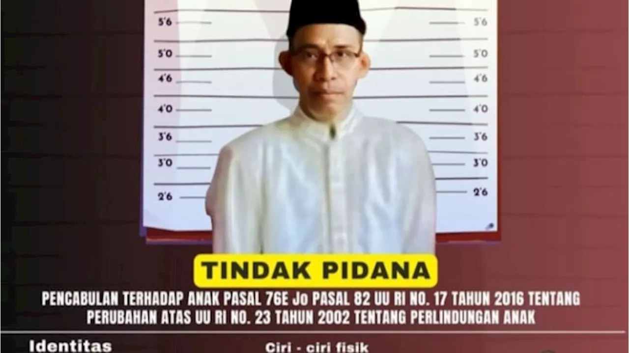 Inilah Tampang Dani, Guru SD yang Diduga Cabuli Muridnya dan Kini jadi Buronan