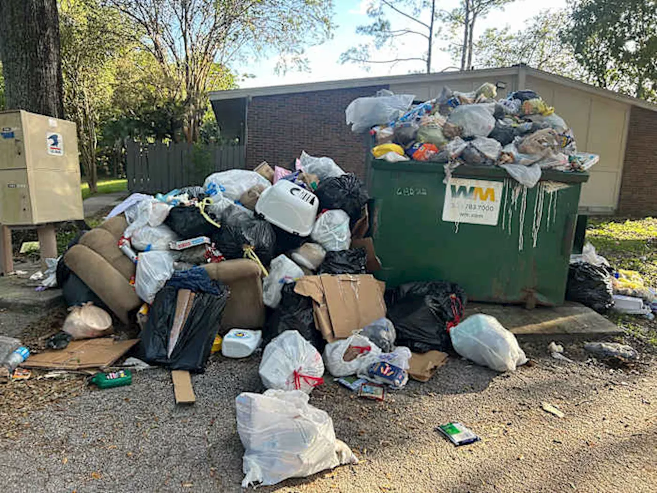 Residents demand urgent action as trash keeps piling up at Westside apartment complex