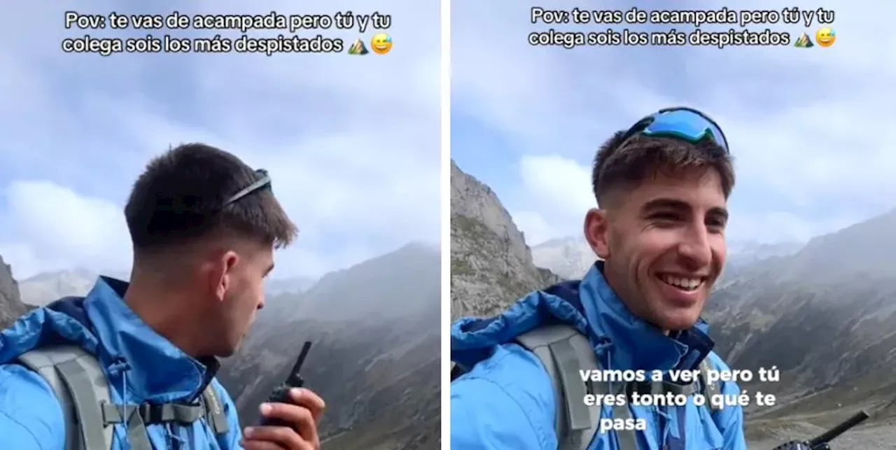 Un alpinista asciende una montaña y se percata en plena subida de un error que afecta su expedición por com...