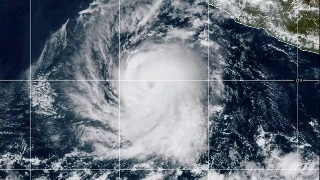 Hurricane Kristy strengthens into a Cat. 2 storm in Pacific Ocean