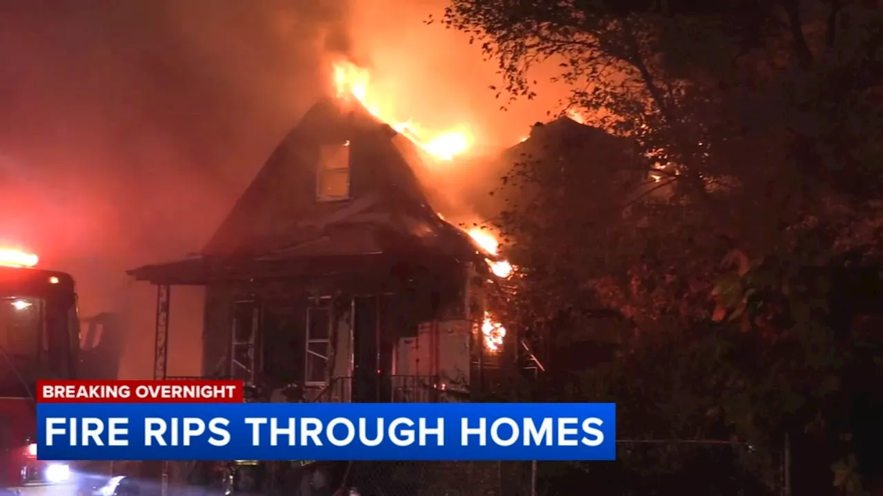 5 homes damaged as Chicago Heights firefighters battle blaze