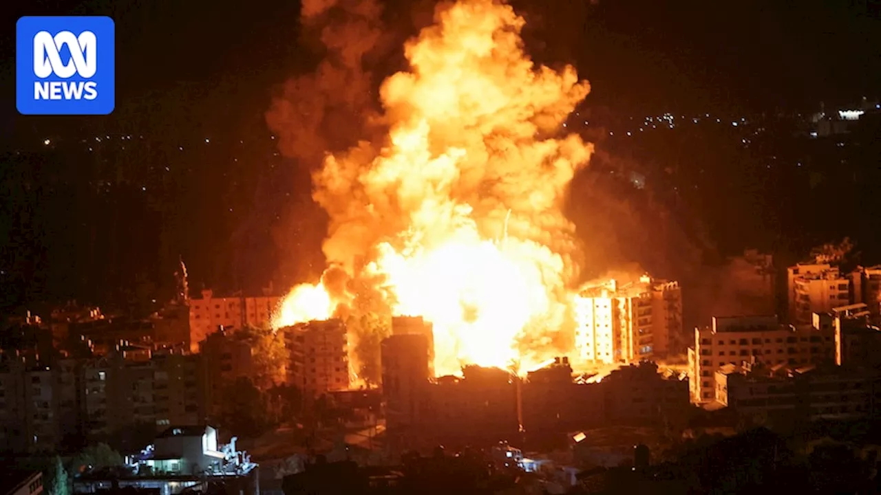 Beirut hit by multiple Israeli air strikes as claims of journalists working for Hamas labelled 'fabricated'