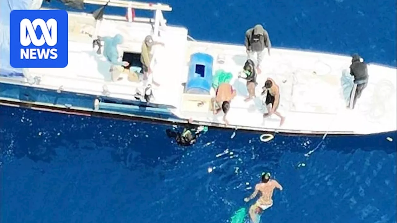 Sailor who spotted illegal fishing vessels in remote WA waters 'disappointed' by border force response