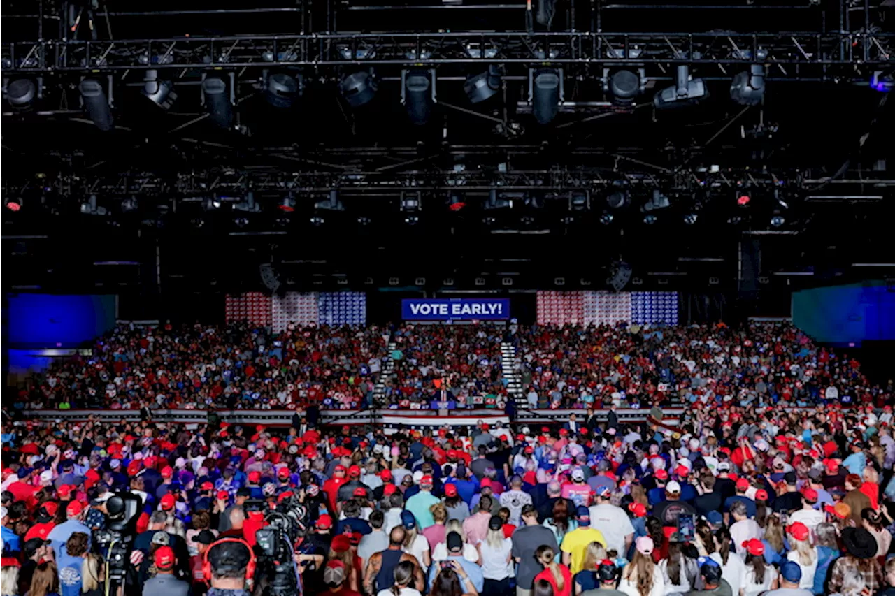 Usa2024: evento repubblicano al Greensboro Coliseum