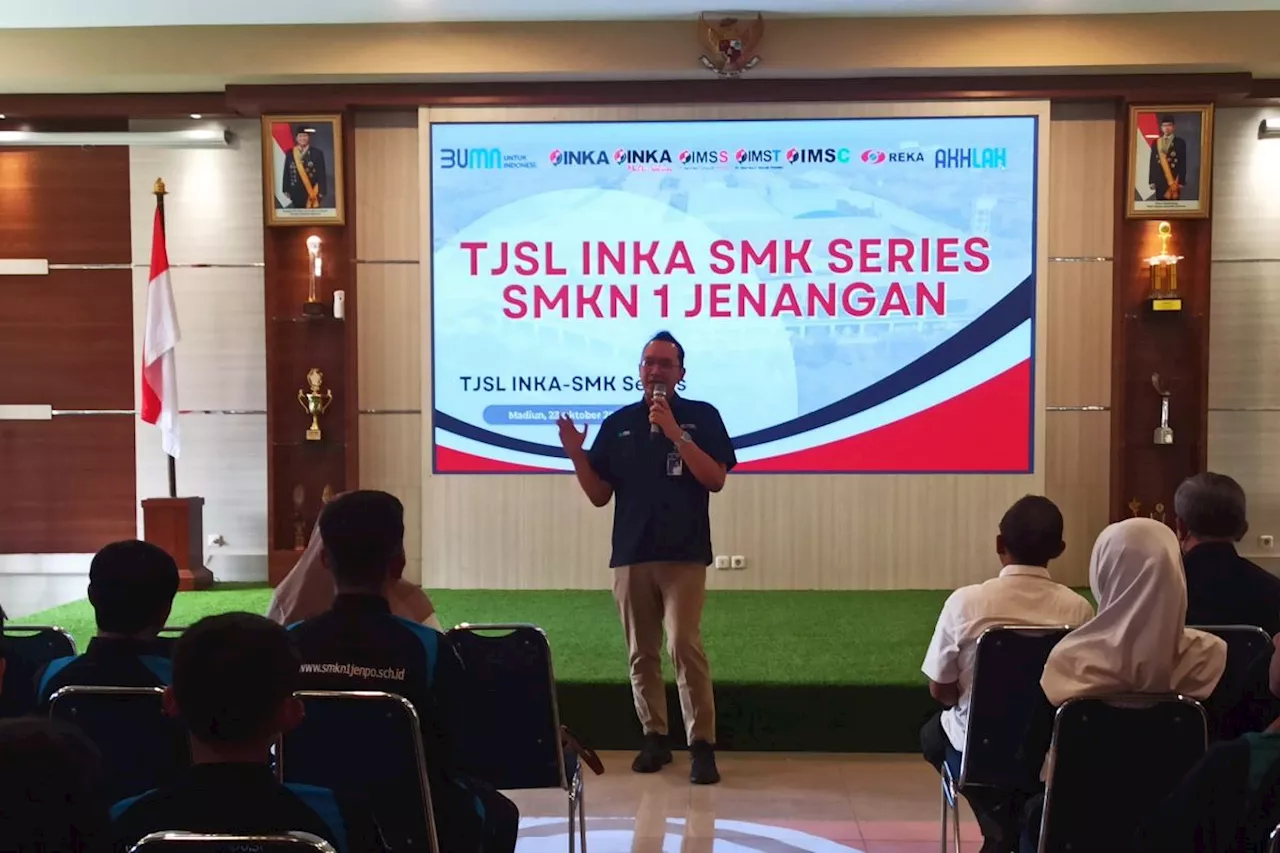 PT INKA kembangkan program TJSL SMK Series ke Kabupaten Ponorogo