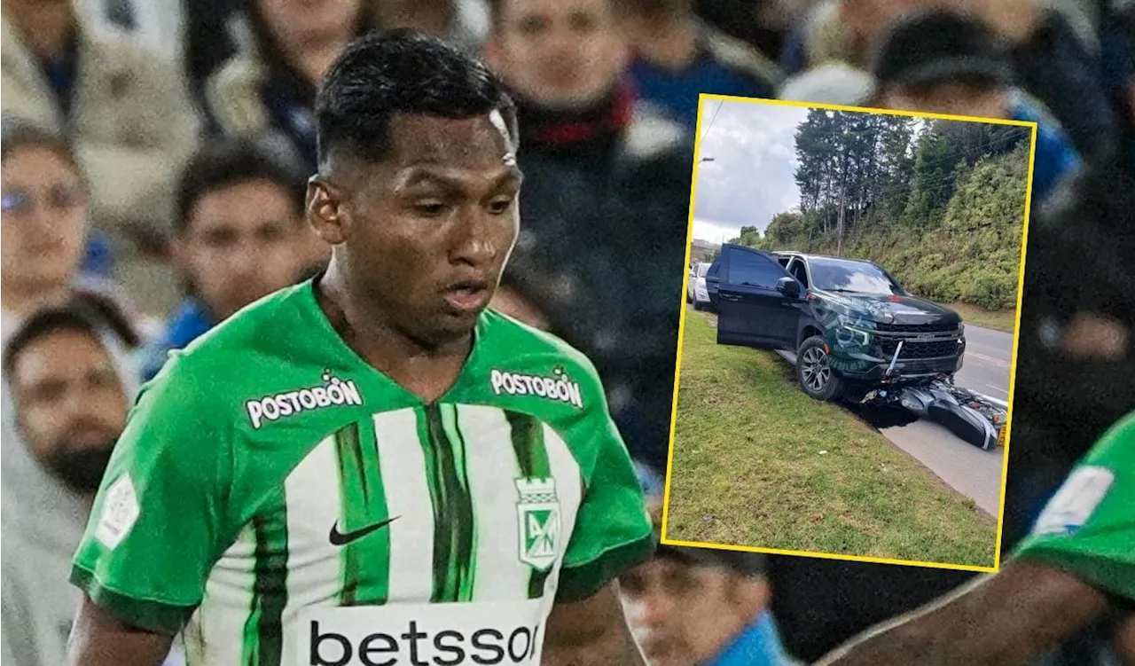 Alfredo Morelos tuvo accidente en Antioquia: hay un herido grave