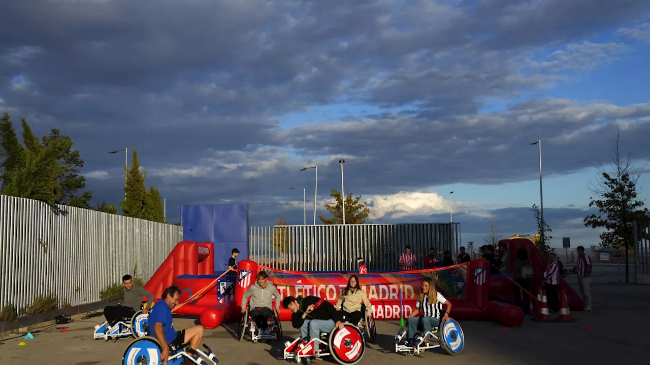 Atletico raises awareness of fans with disabilities at Champions League game