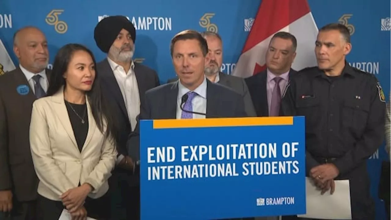 Brampton officials call on feds, Ontario to help curb trafficking of international students