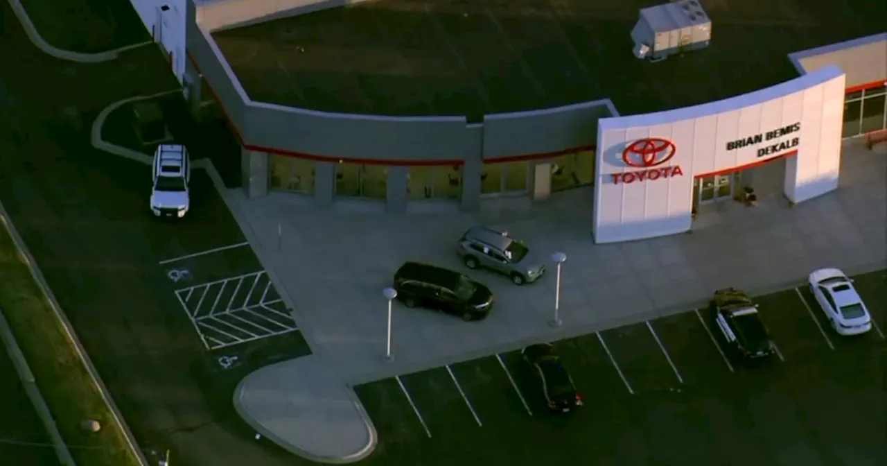 Police shoot man they say threatened them with knife at DeKalb, Illinois car dealership