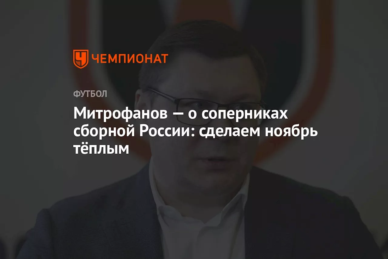 Митрофанов — о соперниках сборной России: сделаем ноябрь тёплым