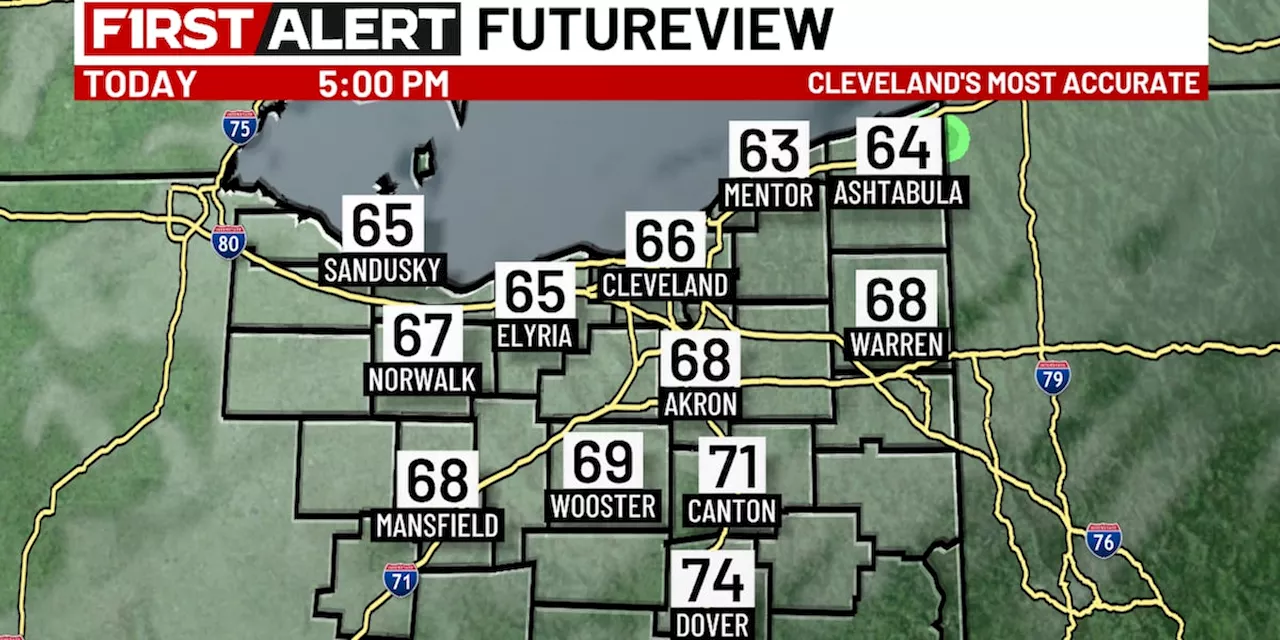 Northeast Ohio Weather: Cold front today brings fall chill Thursday