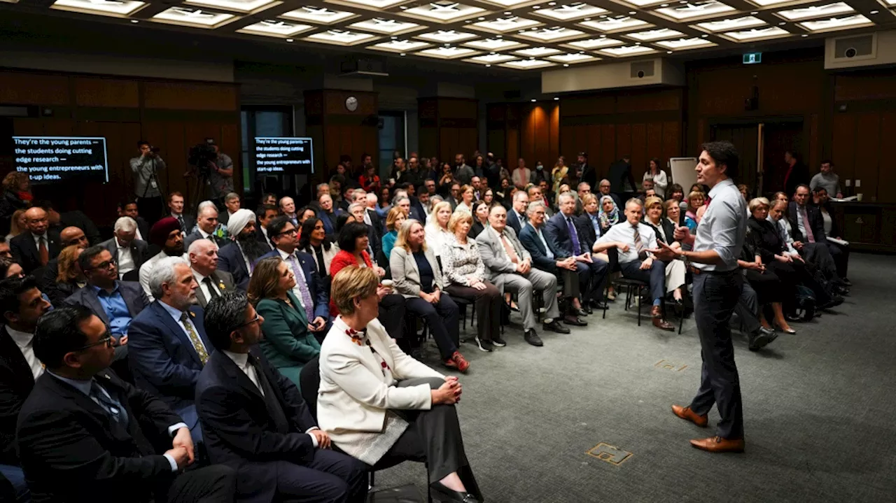 Liberal caucus meeting underway with a number of MPs set to ask Trudeau to step down