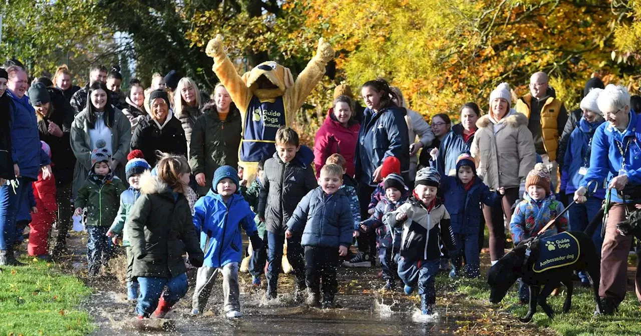 West Lothian nursery helps to lead the way in fundraising for Guide Dogs