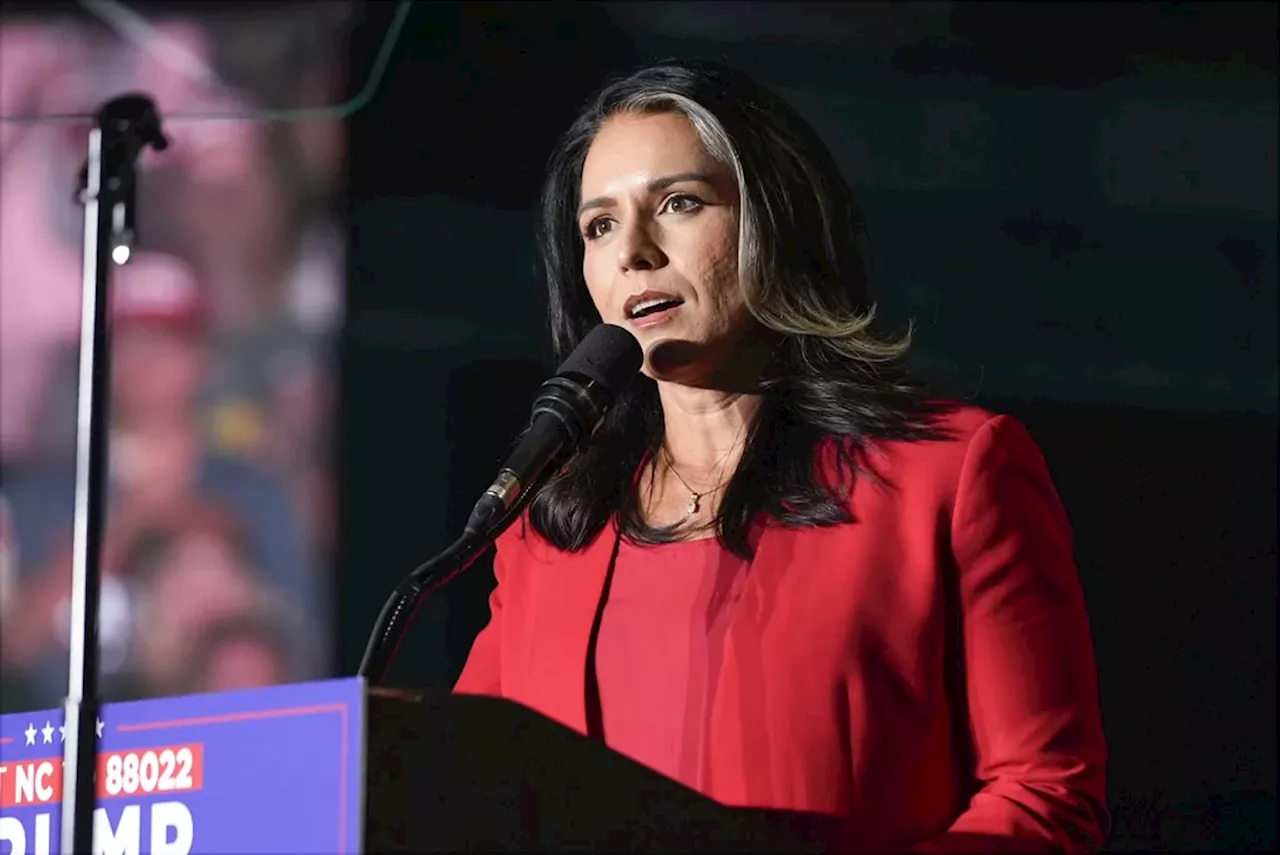 Tulsi Gabbard joins Republican Party during Trump rally in North Carolina