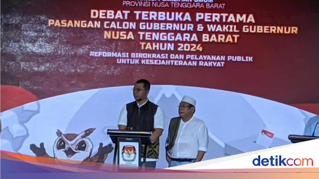 Uhel Keceplosan 'Ayo Coblos Nomor Satu' di Penutupan Debat Perdana Pilgub