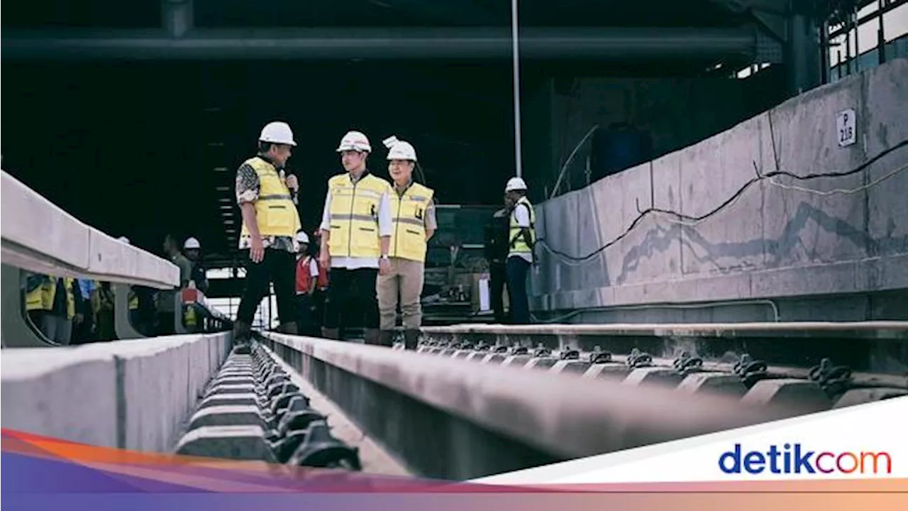 Blusukan Lagi, Gibran Cek Proyek LRT Velodrome-Manggarai