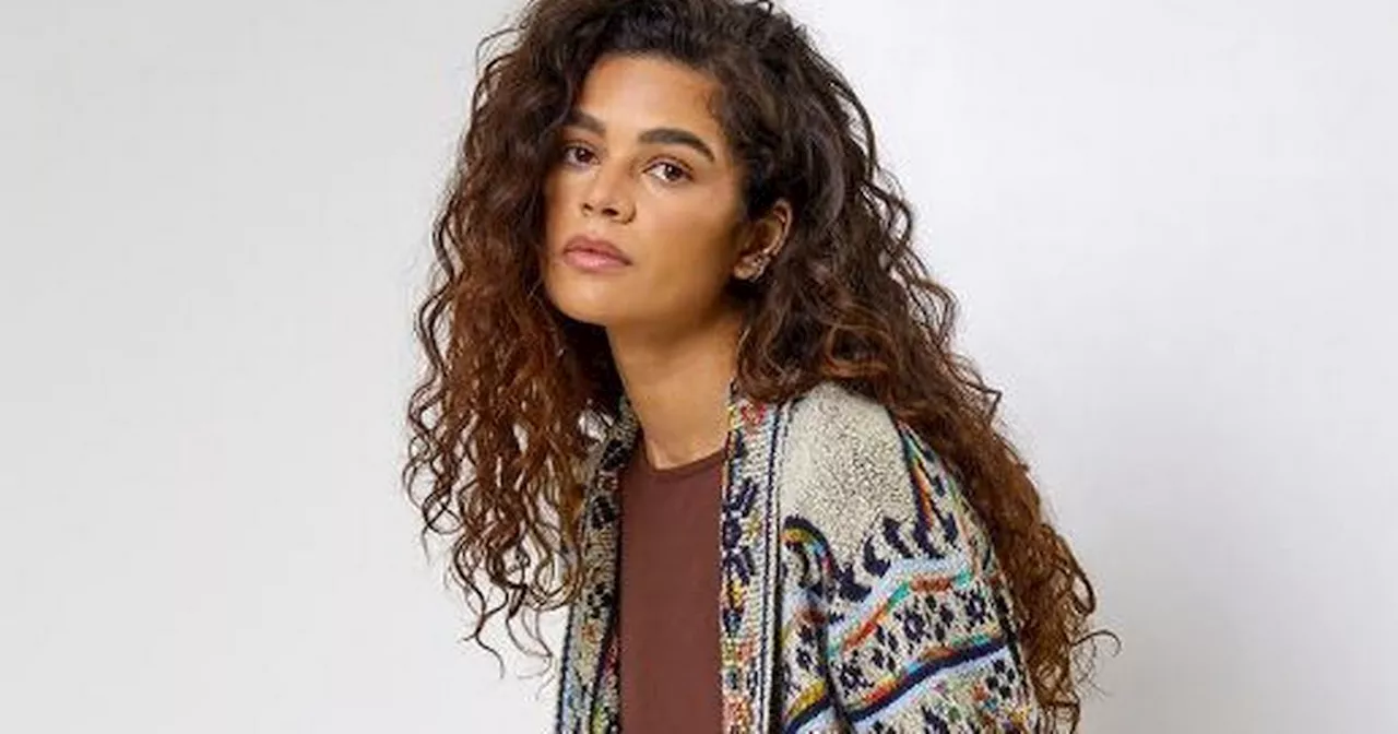 Roman's £48 cardigan is 'warm and cosy' in an 'on-trend pattern'