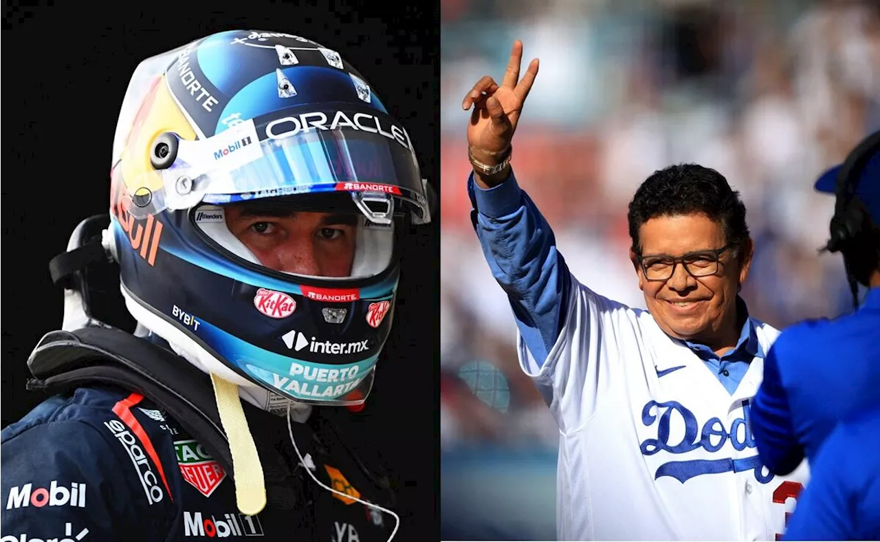 Checo Pérez dedica emotivo mensaje a Fernando Valenzuela