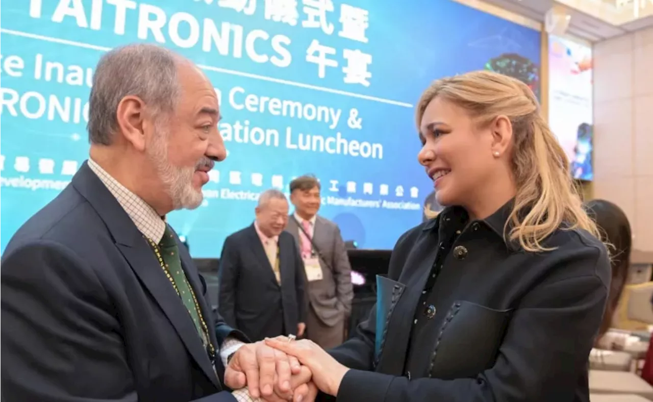 Maru Campos, invitada de honor a Feria Electrónica TAITRONICS en Taiwán; destaca producción de semiconductores en el estado