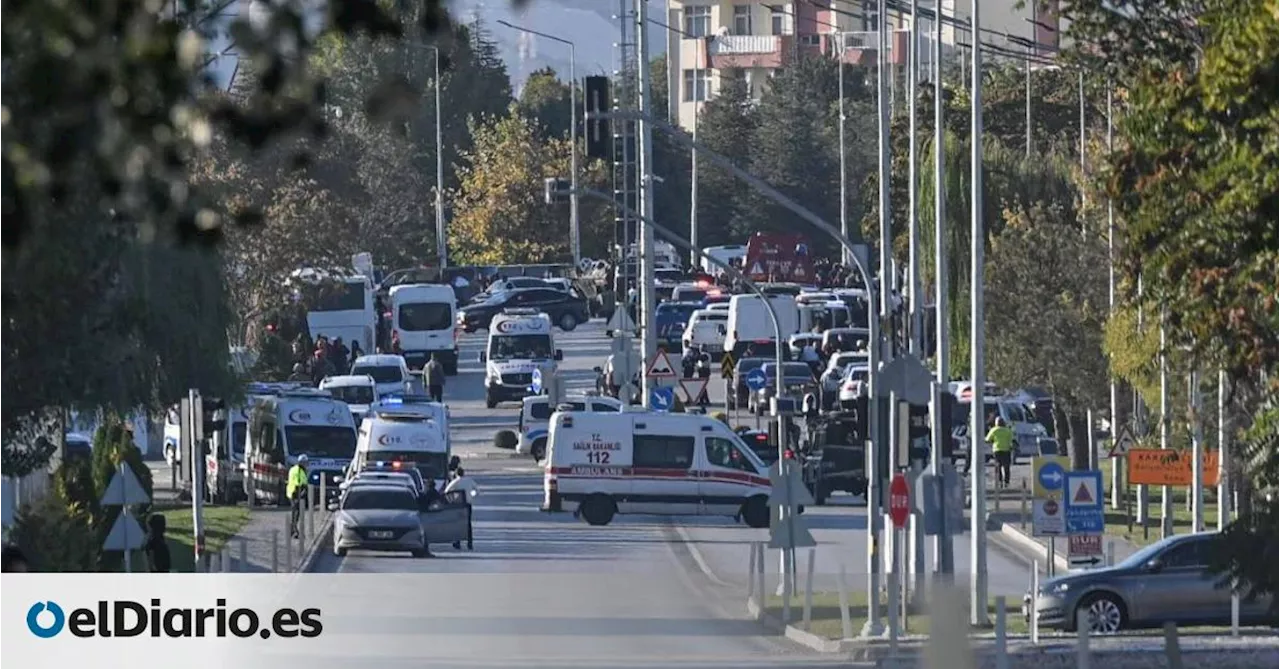 Un atentado en una fábrica estatal de armamento aéreo en Turquía deja varios muertos y heridos