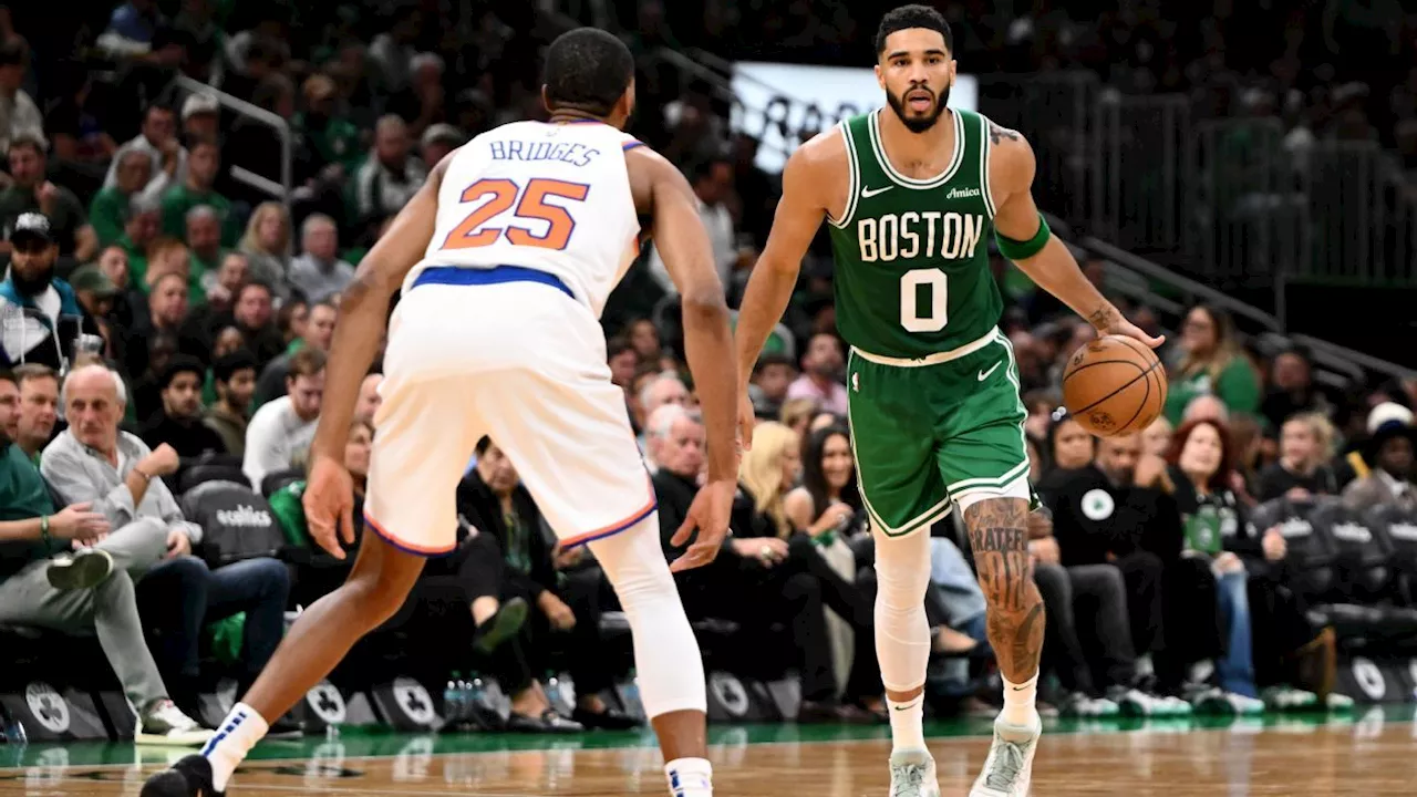 Celtics amassam Knicks com recital de Tatum em estreia na NBA