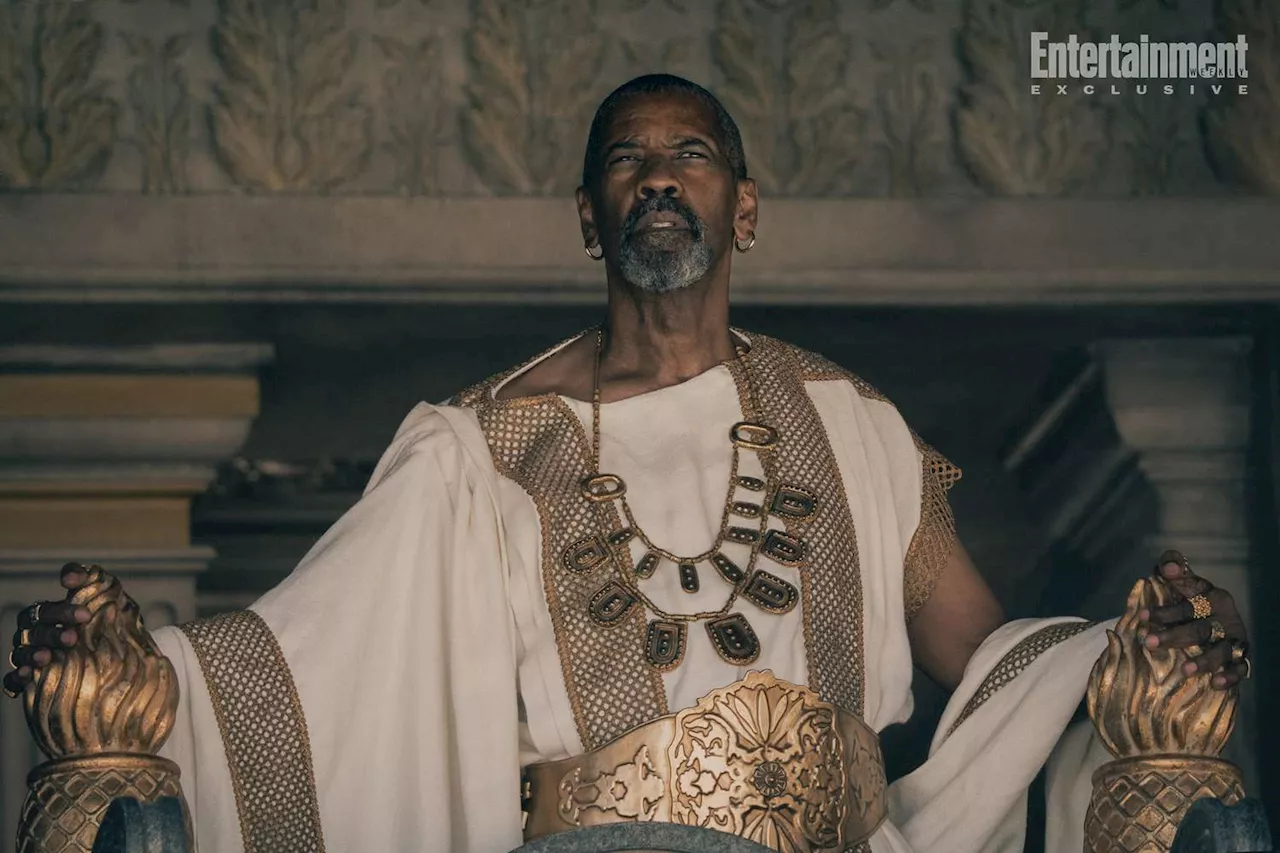 Denzel Washington is having a blast in Gladiator II — just don't tell him that