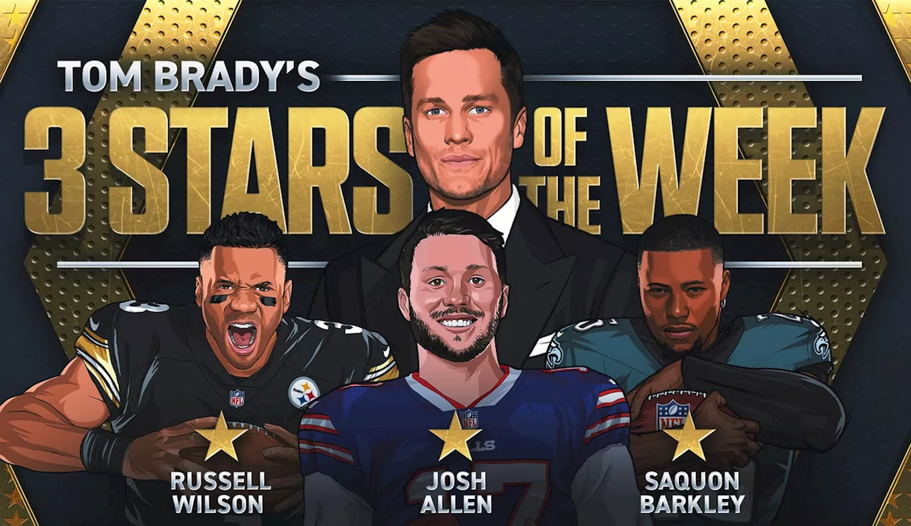 Tom Brady's 3 stars of Week 7, including Bills' Josh Allen