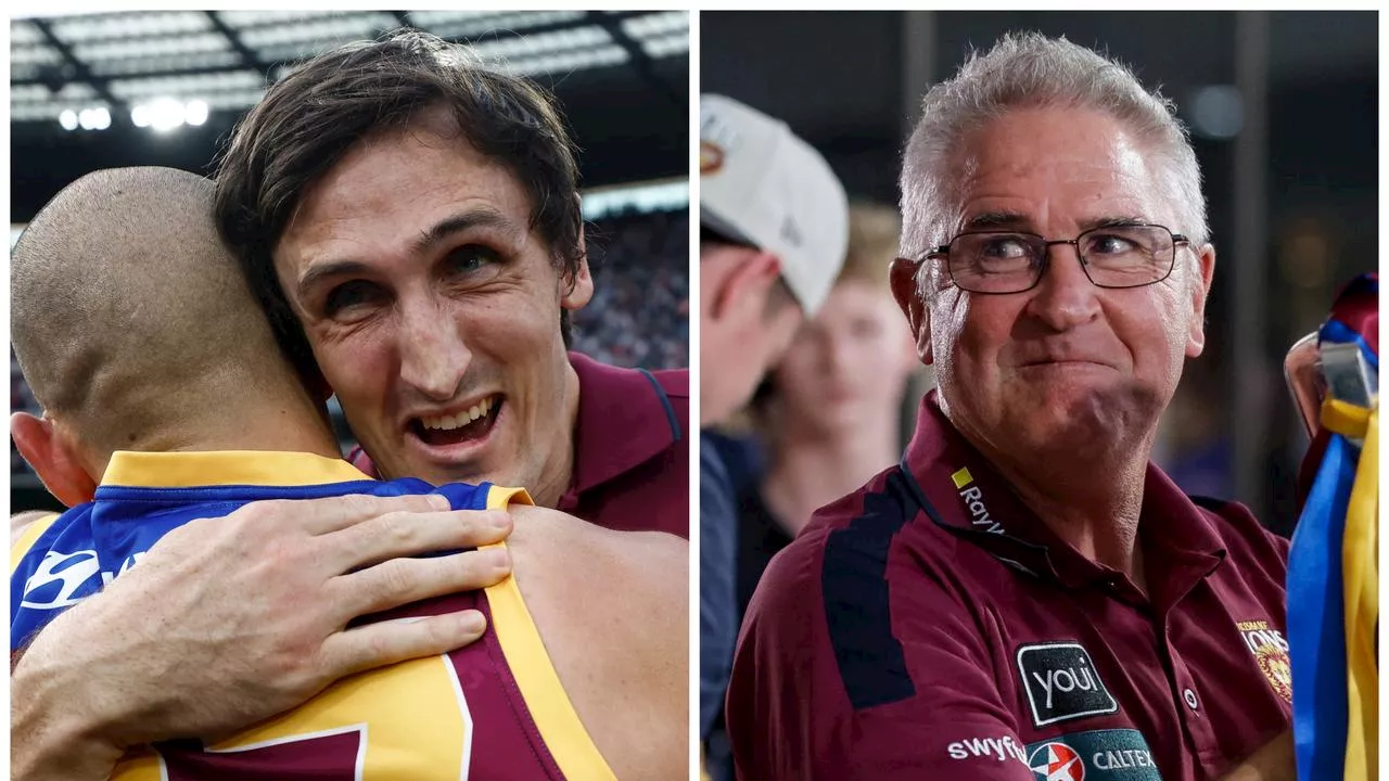 ‘He was pretty happy’: Lions premiership coach reveals heart-warming gesture to star ruck