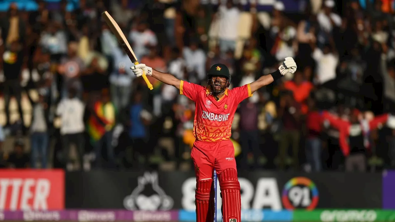 Zimbabwe smash 27 sixes and T20I record books in mammoth win against African minnows