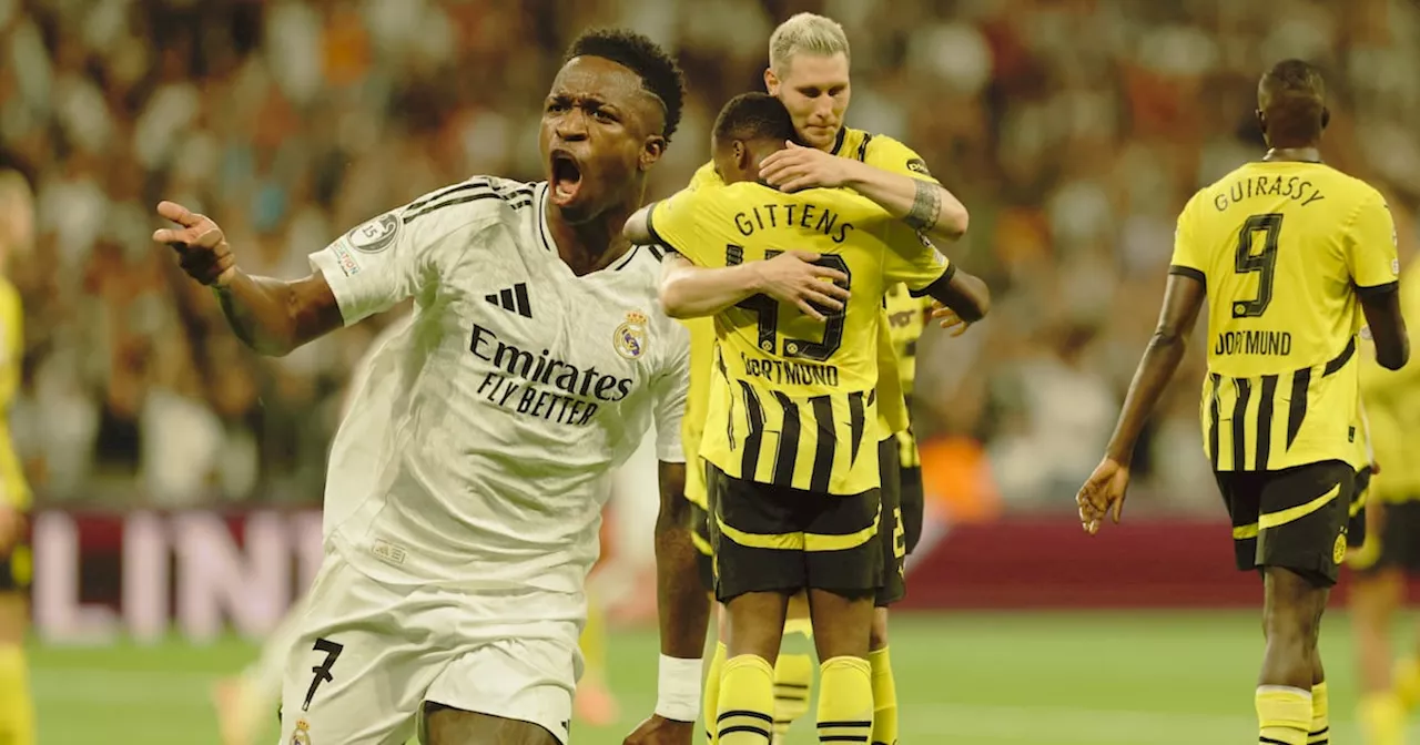 Real Madrid remonta y golea al Dortmund ¡con TRIPLETE de un Vinicius que huele a Balón de Oro!